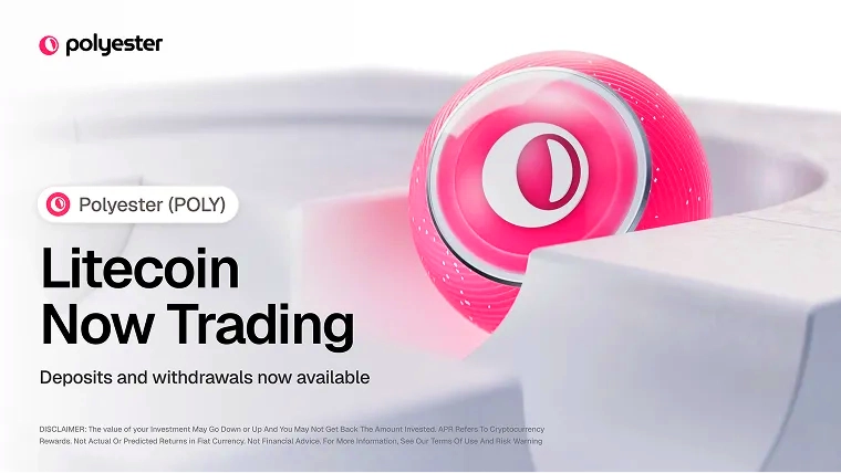 Bitcoin Now Live on Polyester